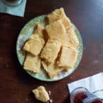 Besan Ki Mithai | Becky Keeps House - Besan ki Mithai is an irresistible Pakistani sweet made from semolina and gram flour. Easy to make and perfect for tea parties, family gatherings and Eid!